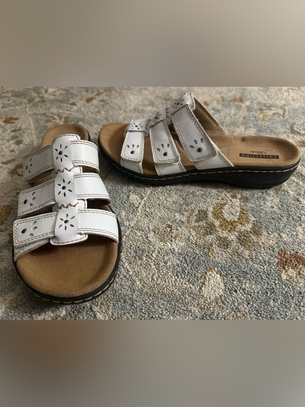 Clarks Collection Soft Cushion Sandals - Picture 3 of 5